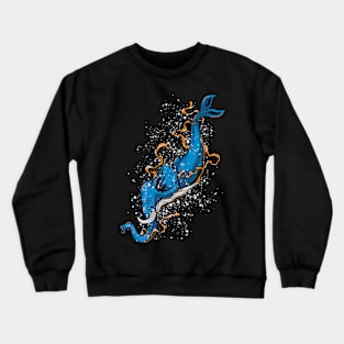 Fusion of Elephants and Whales Crewneck Sweatshirt